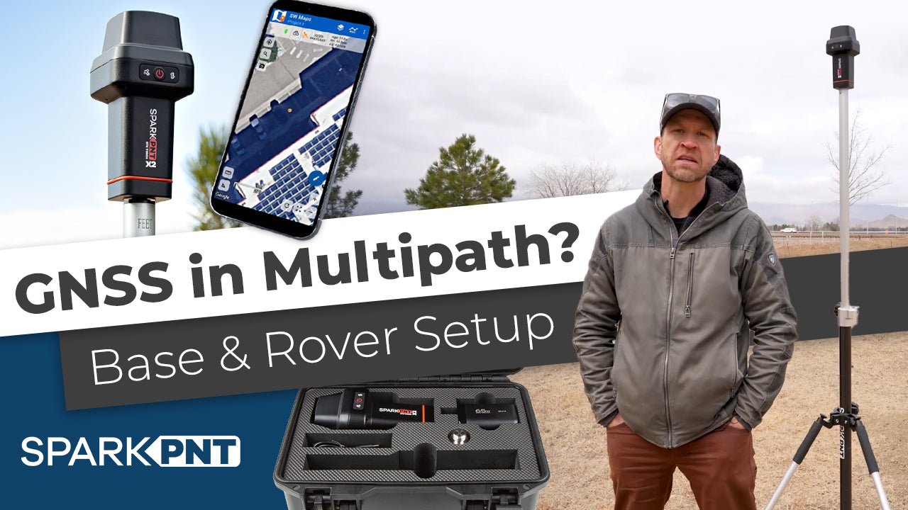 Load video: Base + Rover Setup for High-Precision GNSS in Multipath Areas