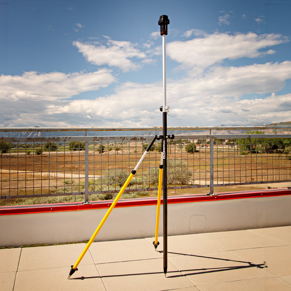 Surveying Pole Fully hooked up.