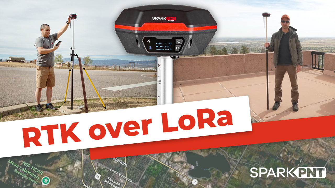 Load video: Base + Rover Setup for High-Precision GNSS in Multipath Areas